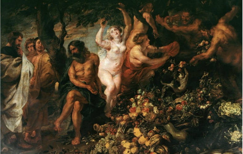 Rubens, Pythagoras advocating vegetarianism