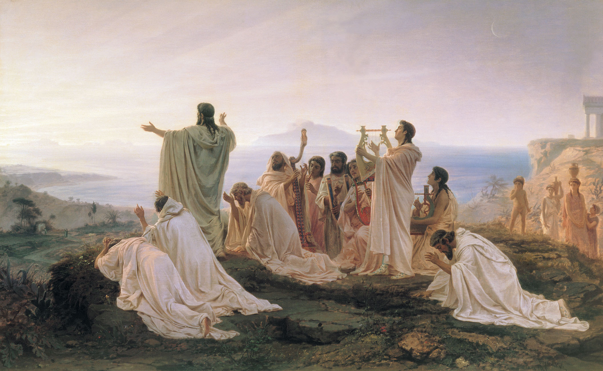 Fyodor Bronnikov, Hymn of the Pythagoreans to the Rising Sun (1869)